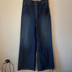Express Jeans Wide Leg with stretch size 10R